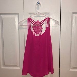 Pink tank great for spring and summer!